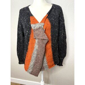 Edel MacBride Donegal Wrap Sweater Wool Cardigan